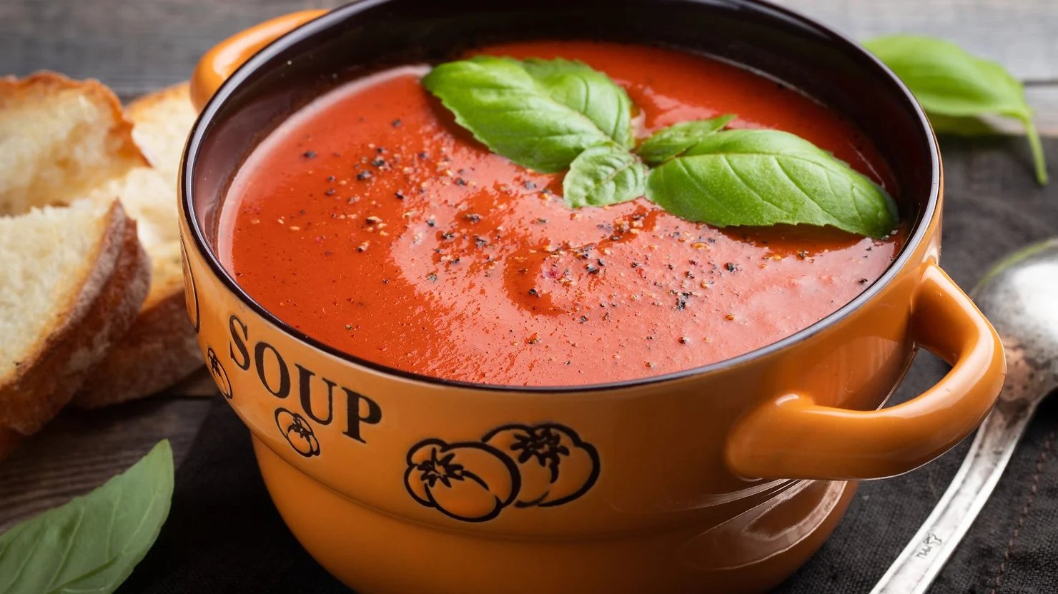 Image of Tomato and Basil Soup