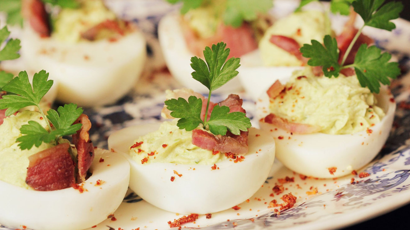 Image of Easter Recipe: Herb-Infused Devilled Eggs
